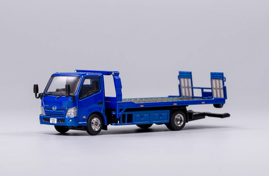 GCD #47 Hino 300 Flatbed Tow Truck 1:64 Scale  (Blue) KS020-47