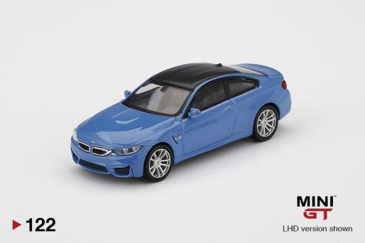 Mini GT #122 1/64 BMW M4 F82 Yas Marina Blue Metallic