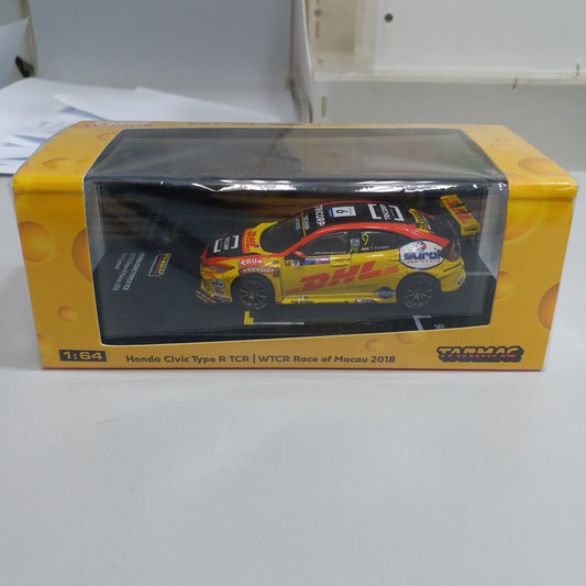 Tarmacworks Honda Civic TypeR TCR WTCR Race of Macau 2018 1:64 Scale