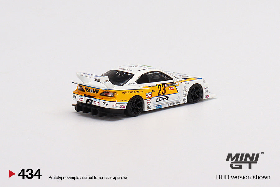 Mini GT #434 LB-Super Silhouette Nissan S15 SILVIA #23 2021 Formula Drift  Japan