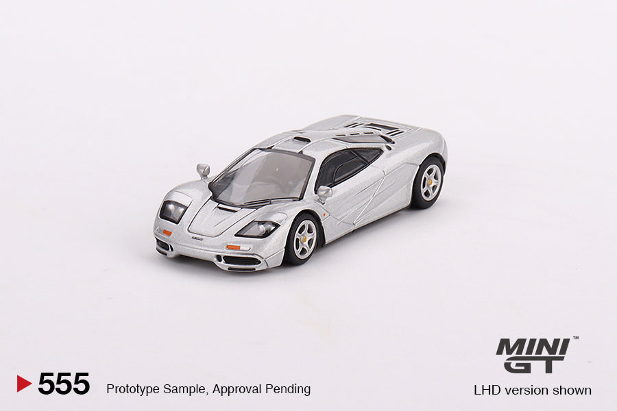 MINI GT #555 McLaren F1 Magnesium Silver