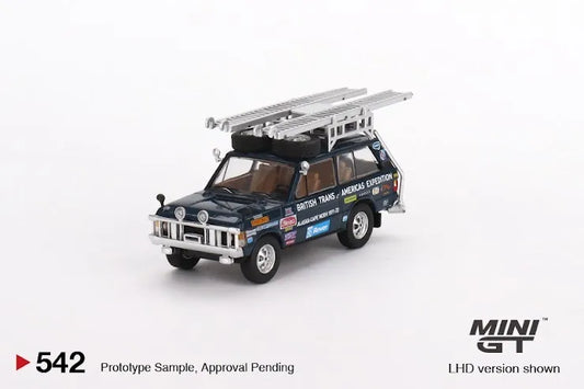 Mini GT #542 Range Rover 1971 British Trans-Americas Expedition