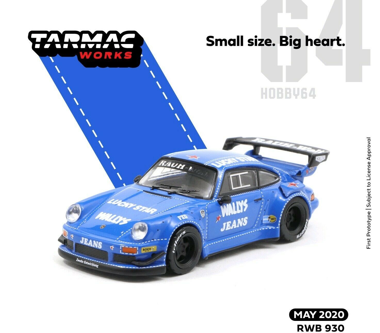 Tarmac Works RWB 930 Wally's Jeans Porsche 1:64 SCALE – Mobile