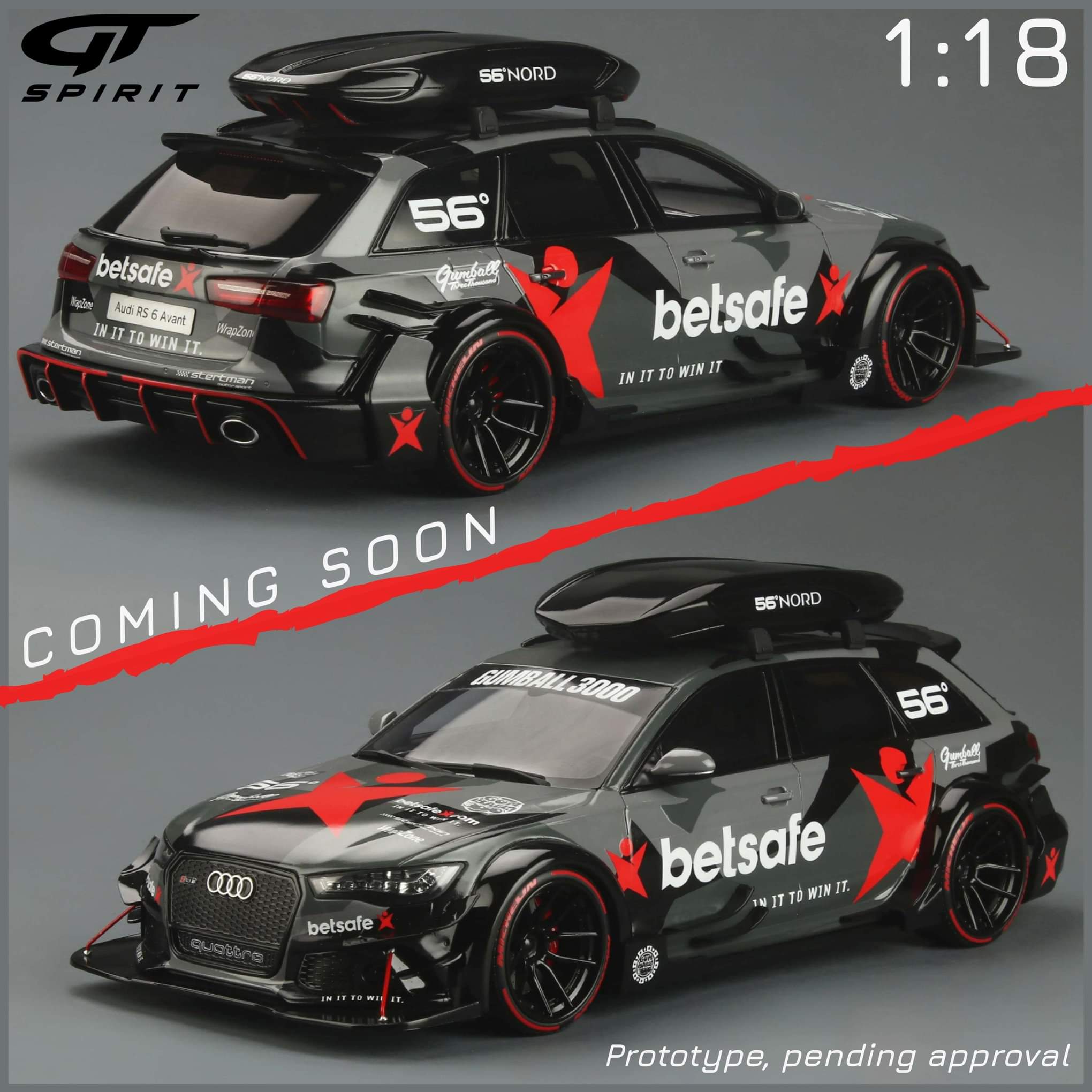 GT Spirit 1:18 Scale GT321 AUDI RS6 AVANT (C7) 