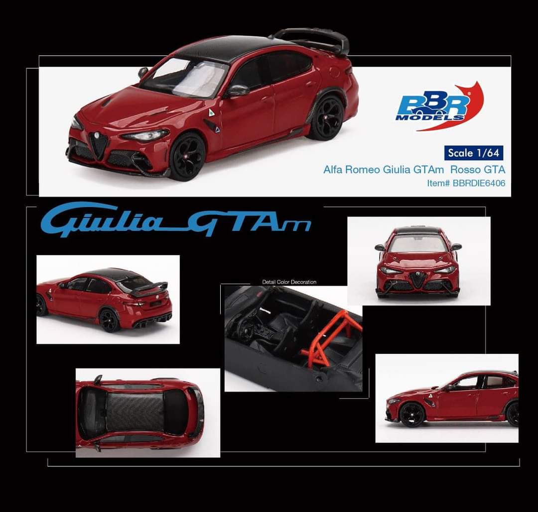 BBR Models 1/64 Alfa Romeo Giulia GTAm