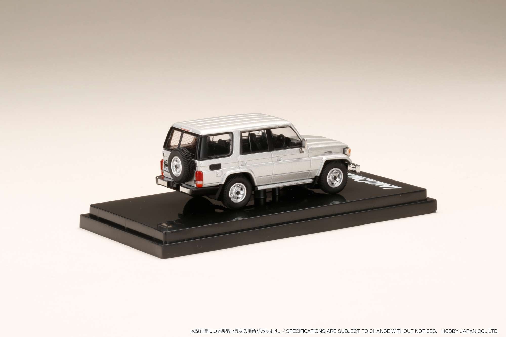 Hobby Japan Toyota LANDCRUISER 70 ZX 4DOOR 1994 BLUISH SILVER METALLIC –  Mobile Garage HK