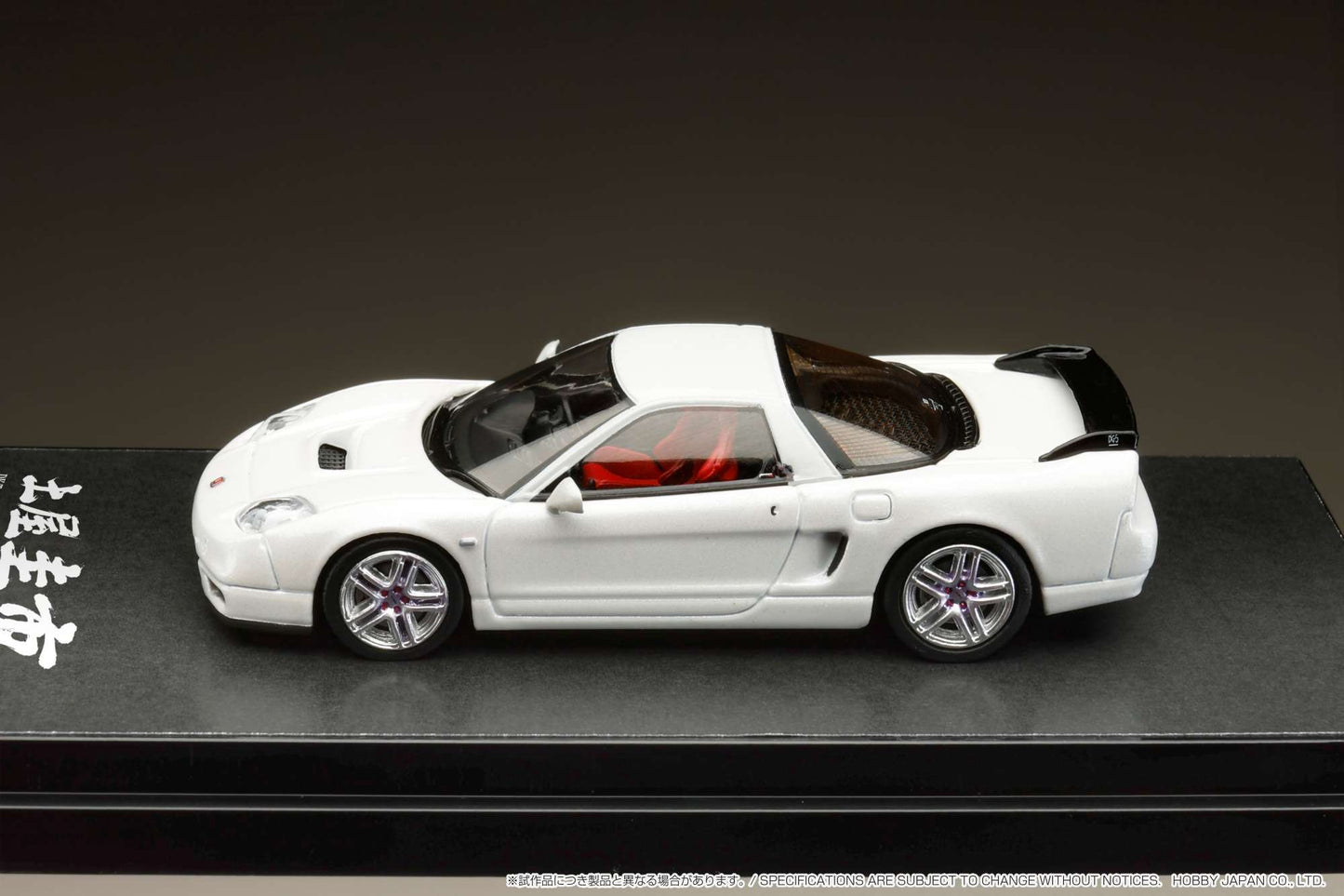 Hobby Japan 1/64 Honda NSX-R (NA2) / DK Tsuchiya Pearl White