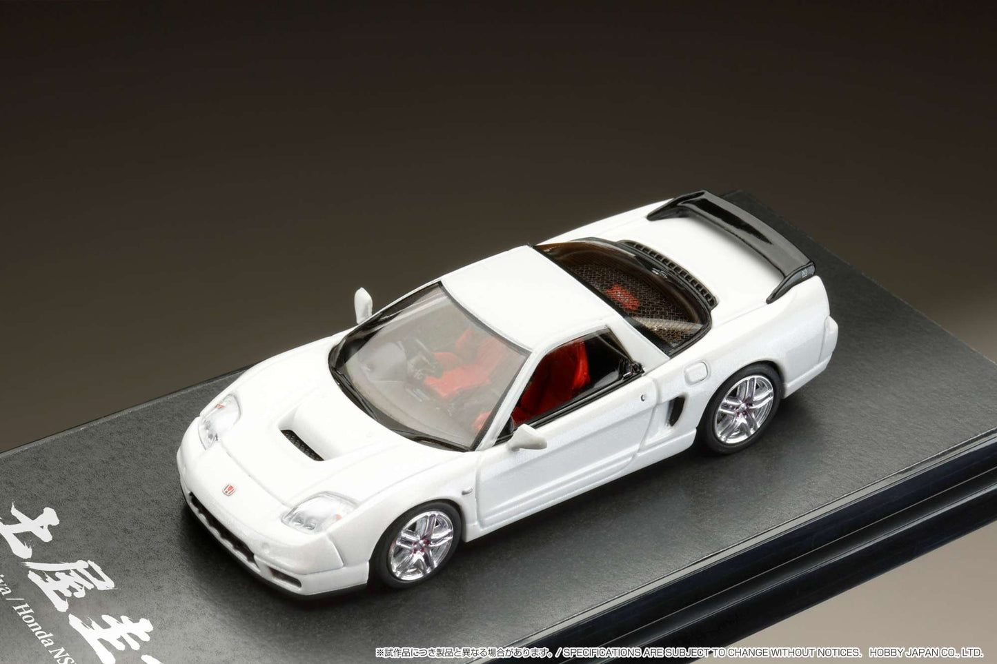 Hobby Japan 1/64 Honda NSX-R (NA2) / DK Tsuchiya Pearl White