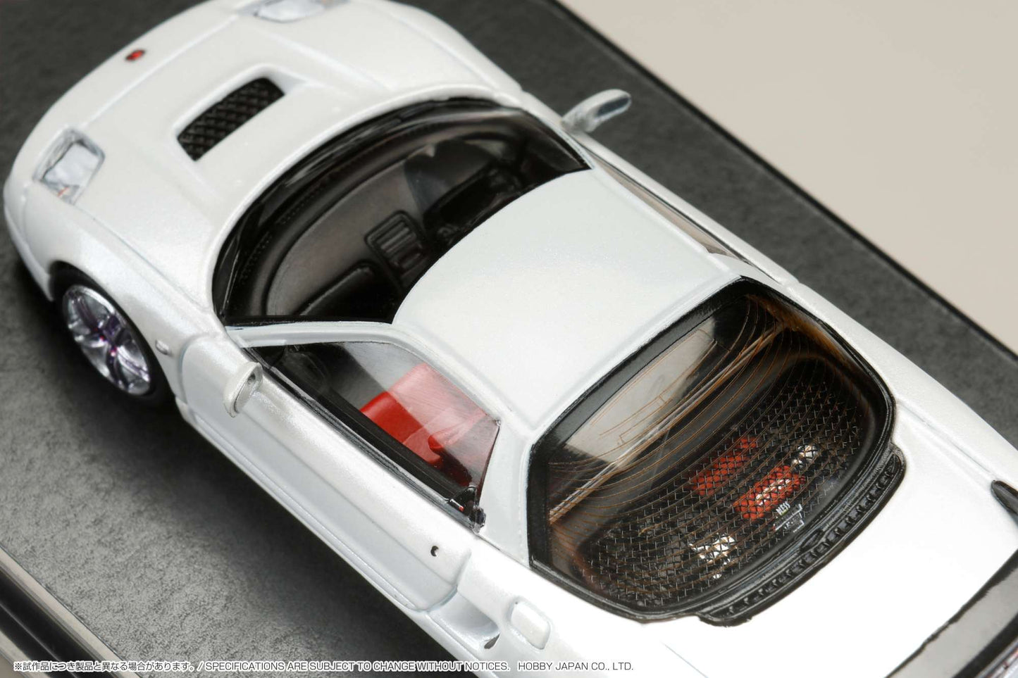 Hobby Japan 1/64 Honda NSX-R (NA2) / DK Tsuchiya Pearl White