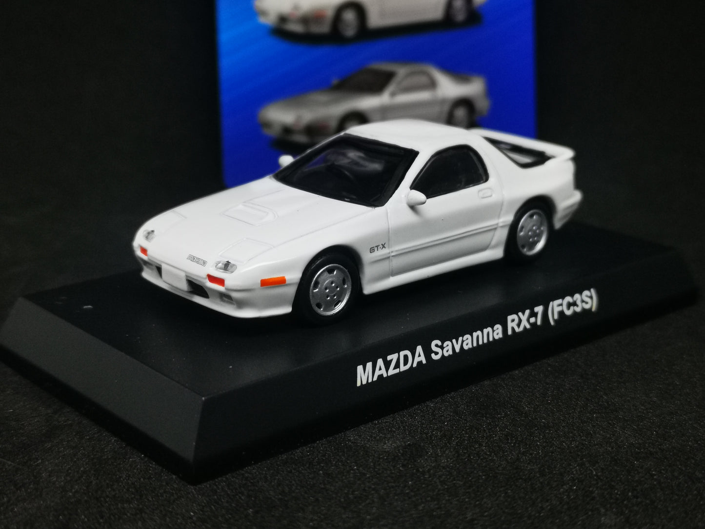 Kyosho Mazda Rotary Engine Collection RX-7 FC3S White