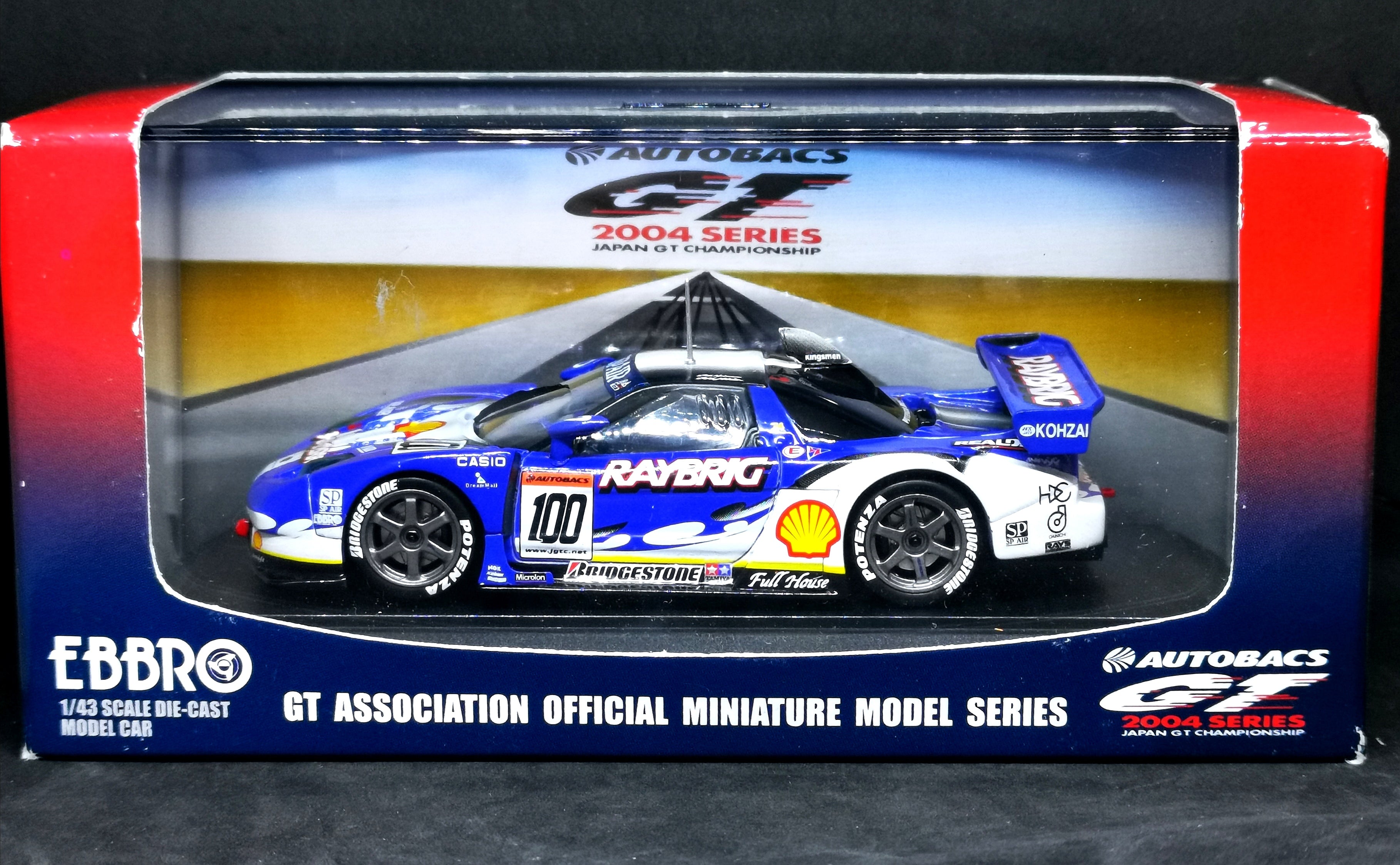 EBBRO 100 Raybrig Honda NSX 1:43 Scale