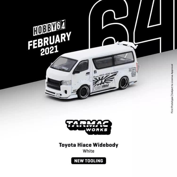 Tarmacworks Toyota Hiace Widebody
White