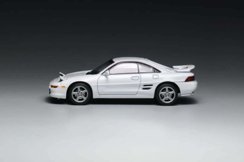 Micro Turbo 1:64 Scale Toyota MR2 white – Mobile Garage HK