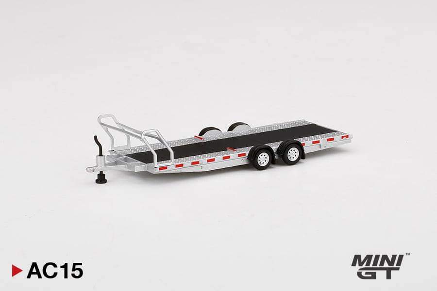 Mini GT #AC15 Car Hauler Trailer Type A Silver Mini GT