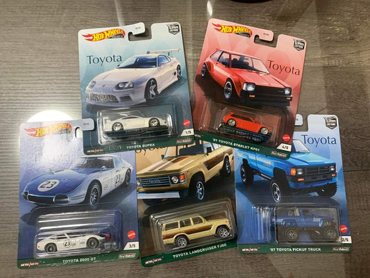 Hot Wheels Car Culture Toyota H case set of 5pcs Hot Wheels