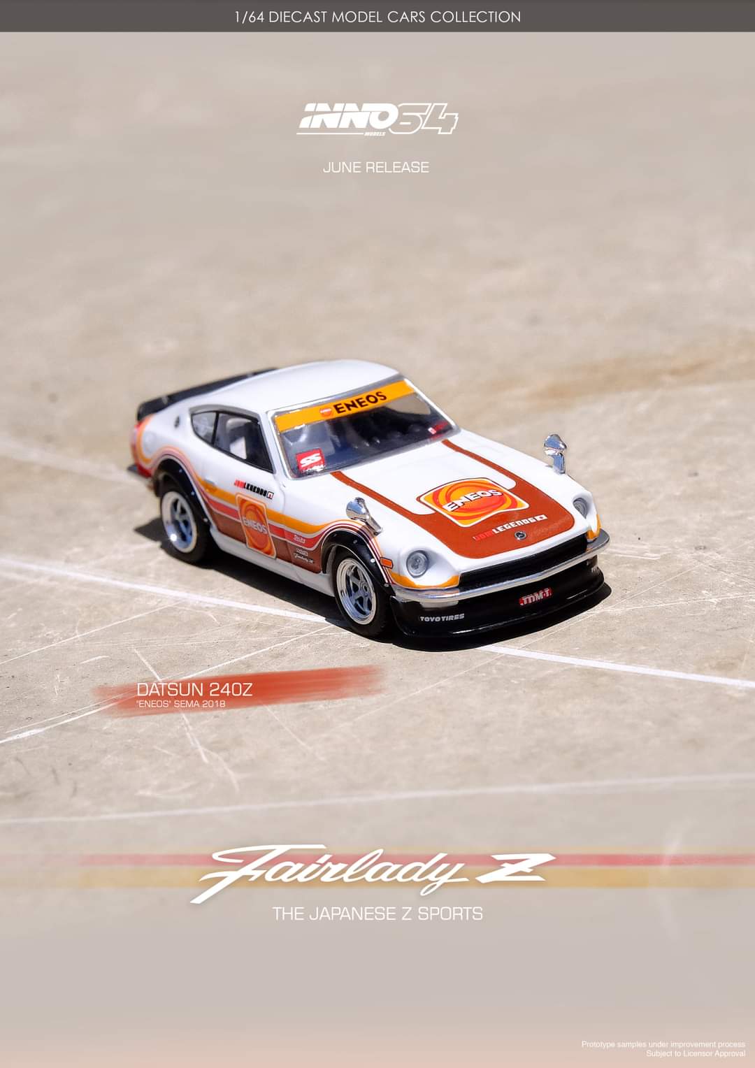 Inno64 1:64 Datsun Fairlady Z240 ENEOS "SEMA 2018" Inno64