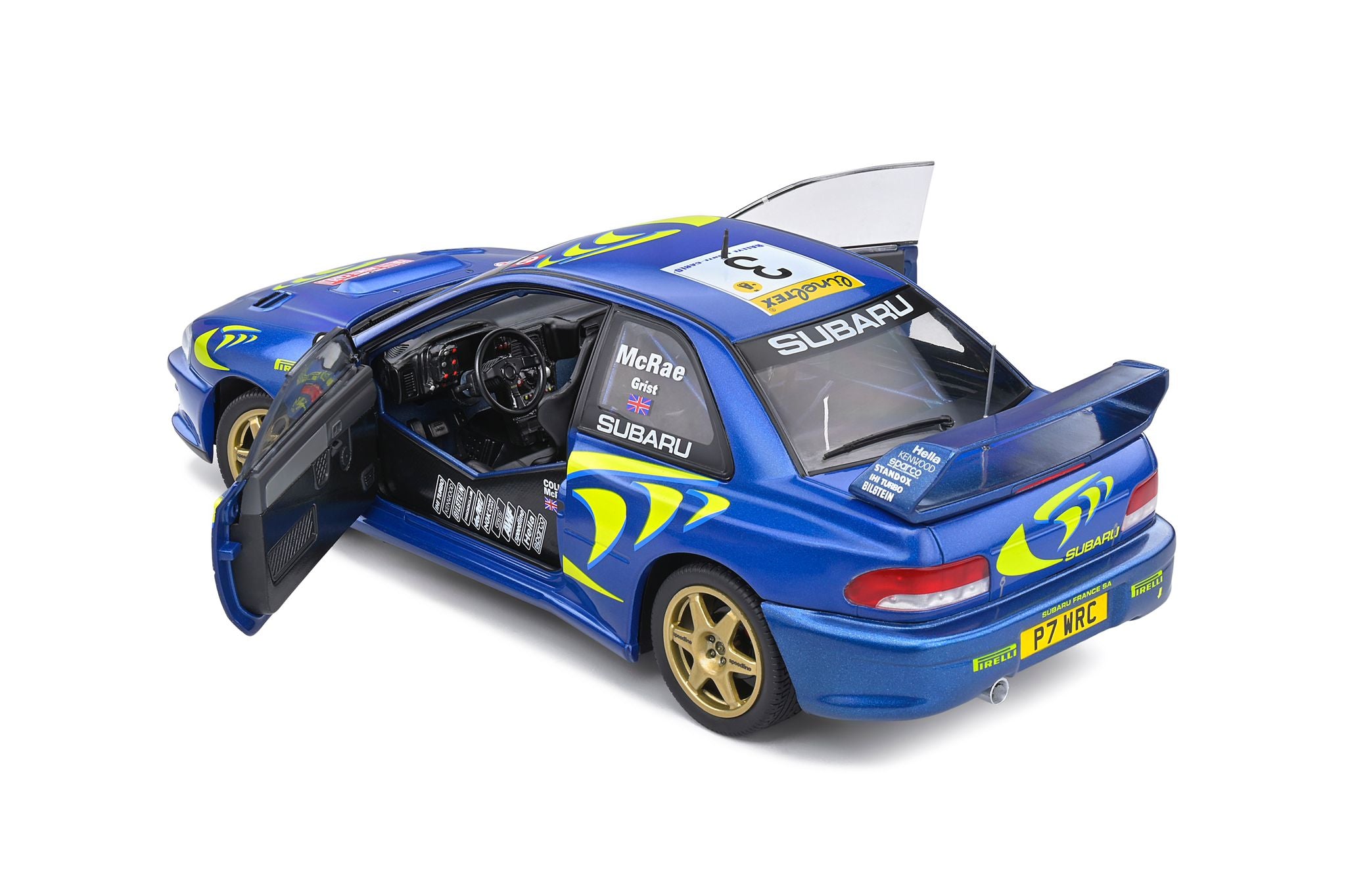 Solido 1:18 Subaru Impreza 22b Rally – Mobile Garage HK