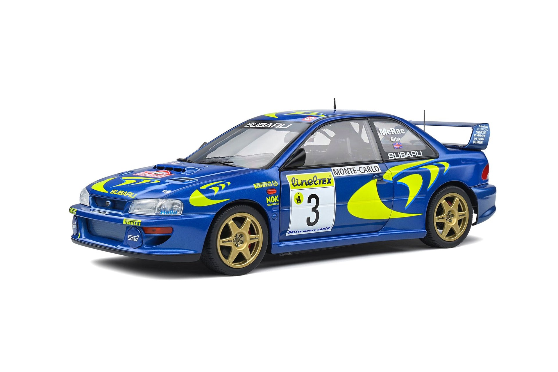 Solido 1:18 Subaru Impreza 22b Rally – Mobile Garage HK