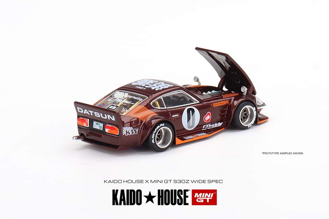 Mini GT x Kaido House 1:64 Datsun Fairlady Z Dark Red / Blue Mini GT