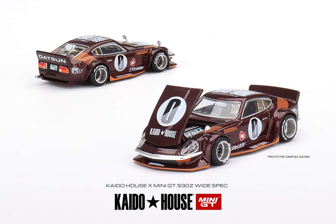 Mini GT x Kaido House 1:64 Datsun Fairlady Z Dark Red / Blue Mini GT