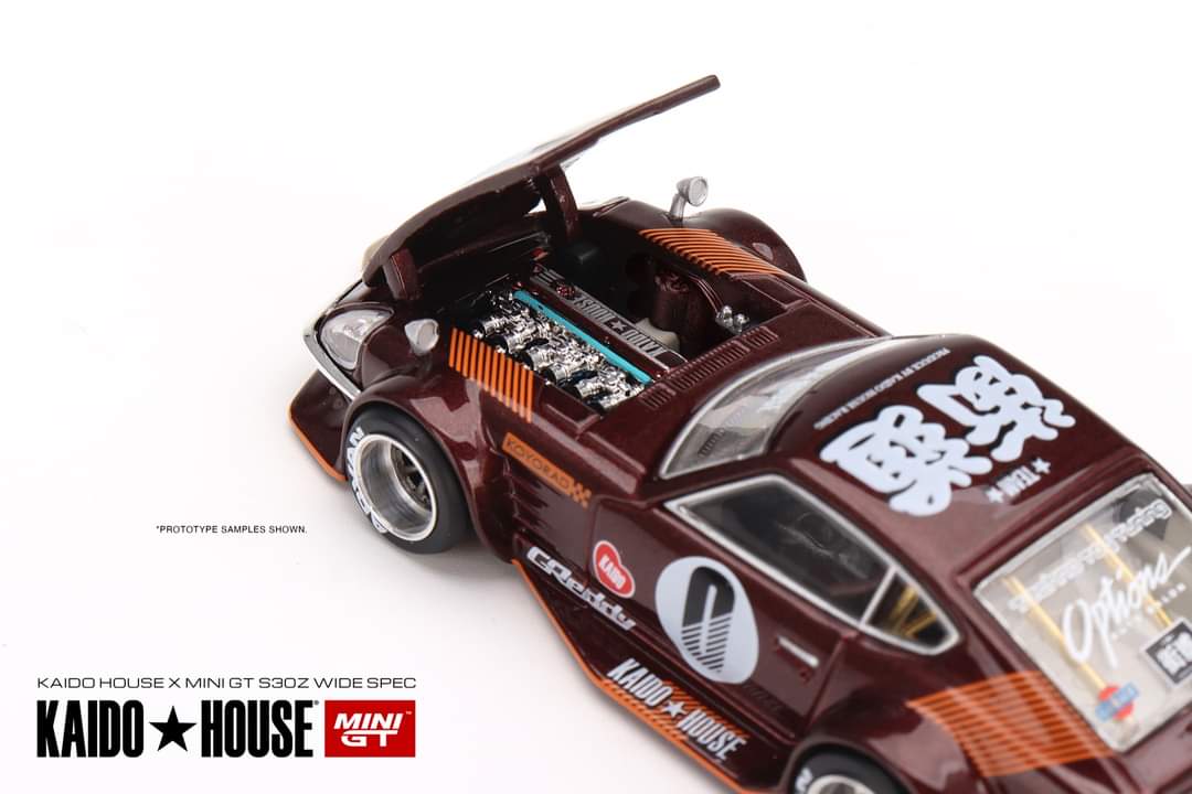 Mini GT x Kaido House 1:64 Datsun Fairlady Z Dark Red / Blue Mini GT