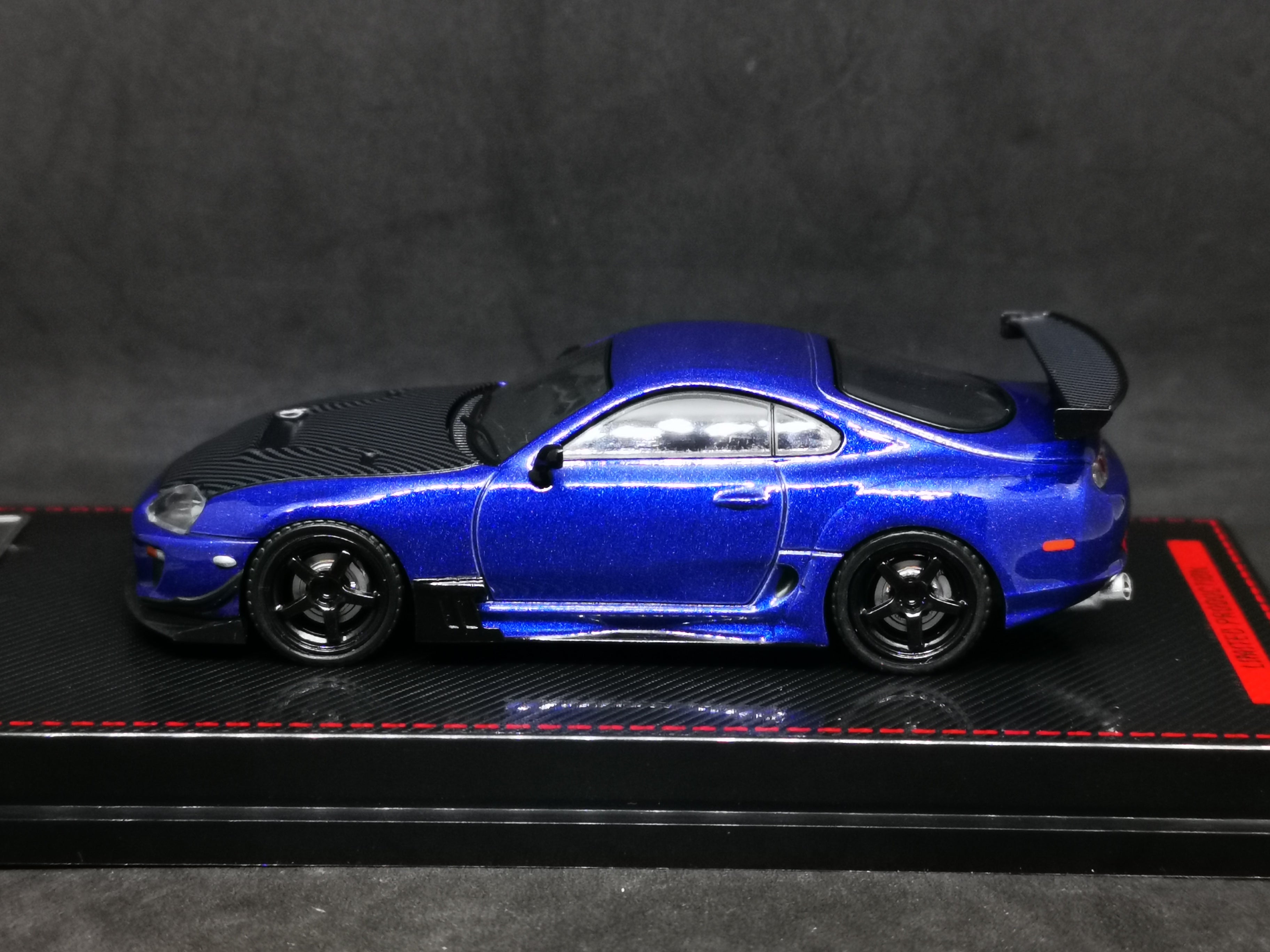 Ignition Model 1:64 Scale Toyota Supra (JZA80) Blue