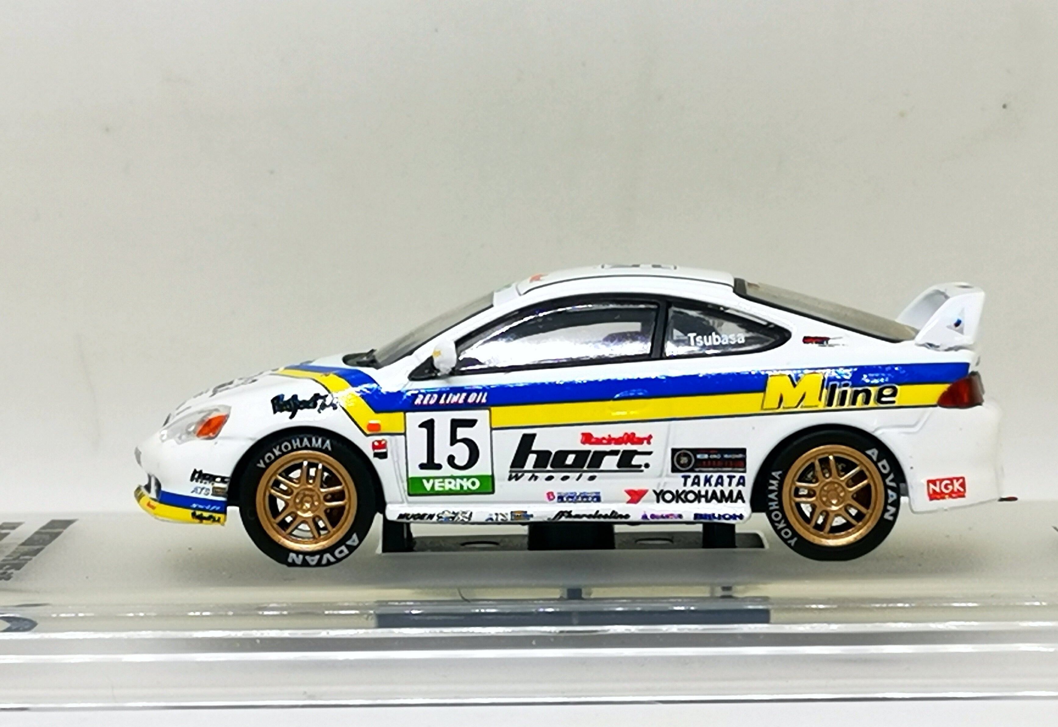 Inno64 1:64 Scale Honda Integra Type R DC5 Japan One Make Race 2002 #15