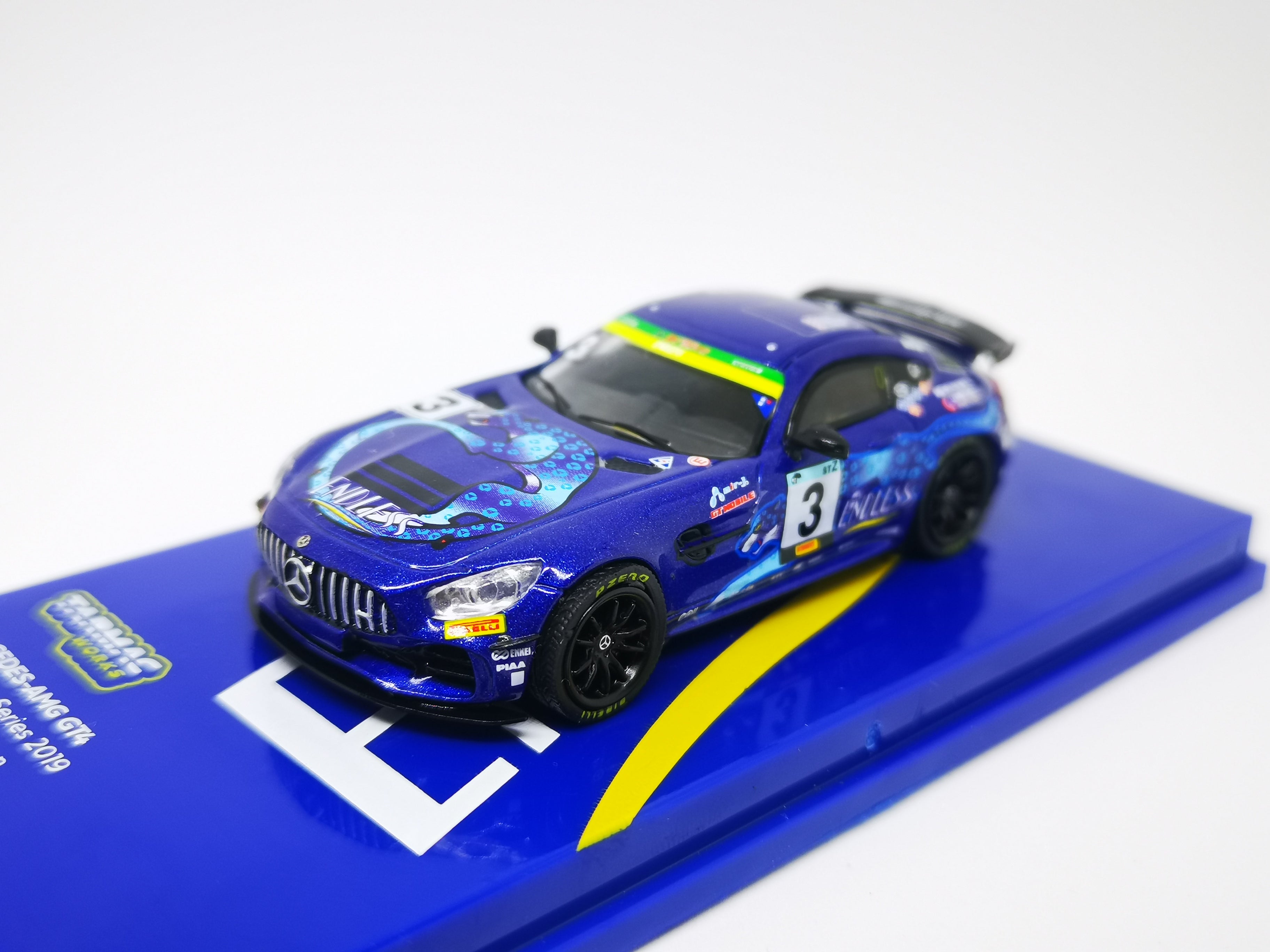 Tarmac Works Scale 1:64, Mercedes Benz AMG GT4, Super Taikyu Series 2019,  Endless Sport