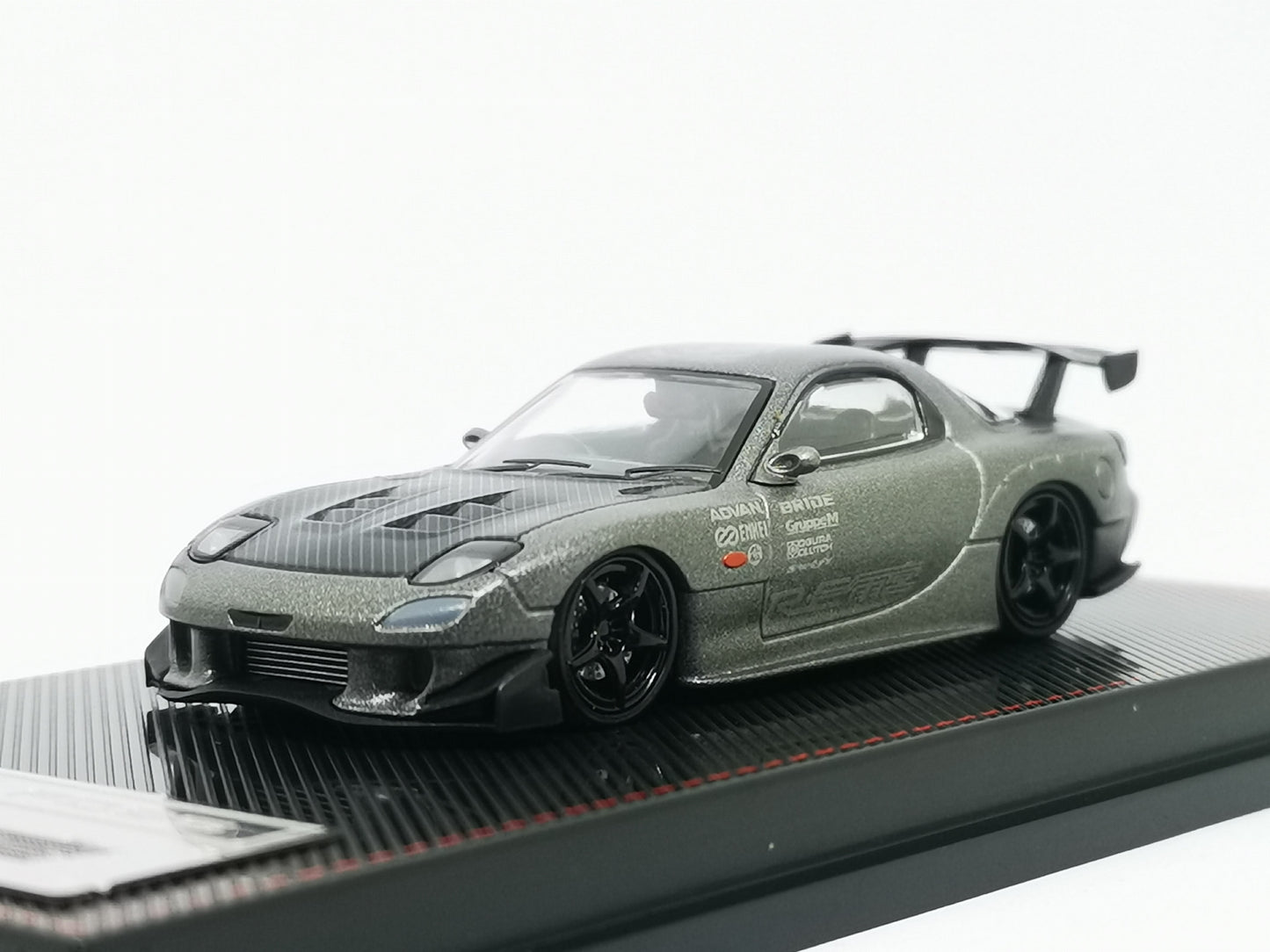 Ignition Model 1:64 Scale Mazda RX7 FD3S RE Amemiya Titanium Gray