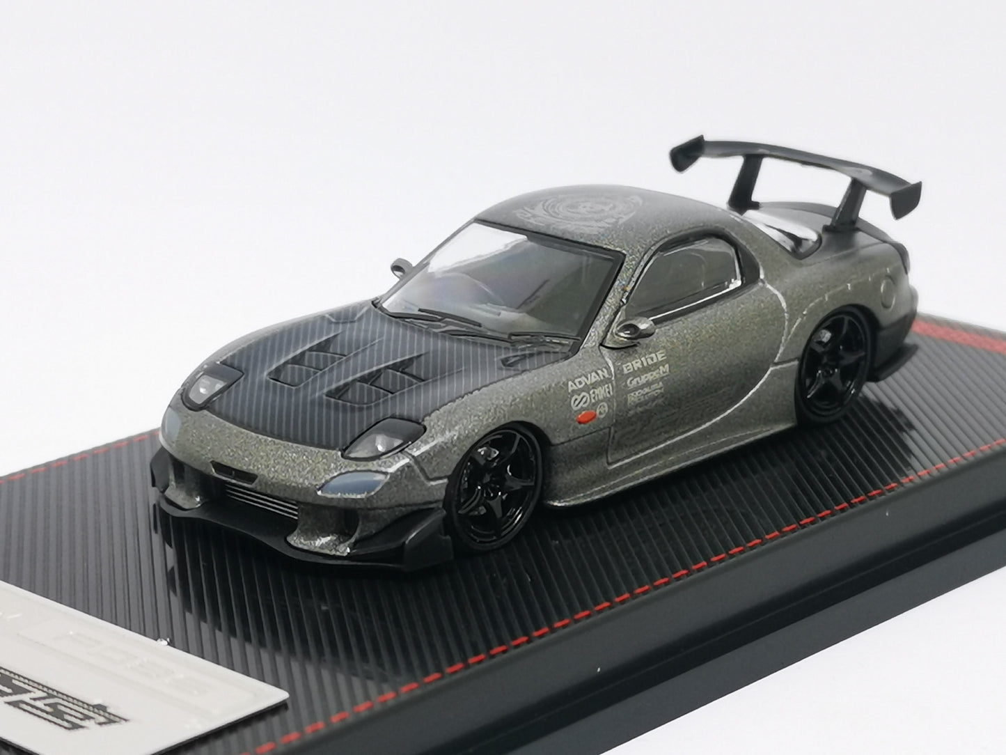 Ignition Model 1:64 Scale Mazda RX7 FD3S RE Amemiya Titanium Gray