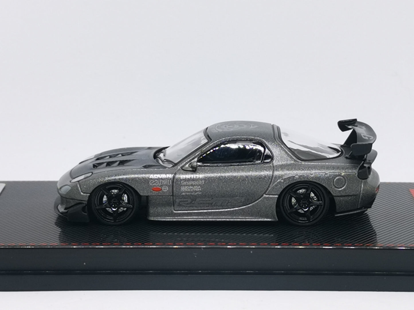 Ignition Model 1:64 Scale Mazda RX7 FD3S RE Amemiya Titanium Gray