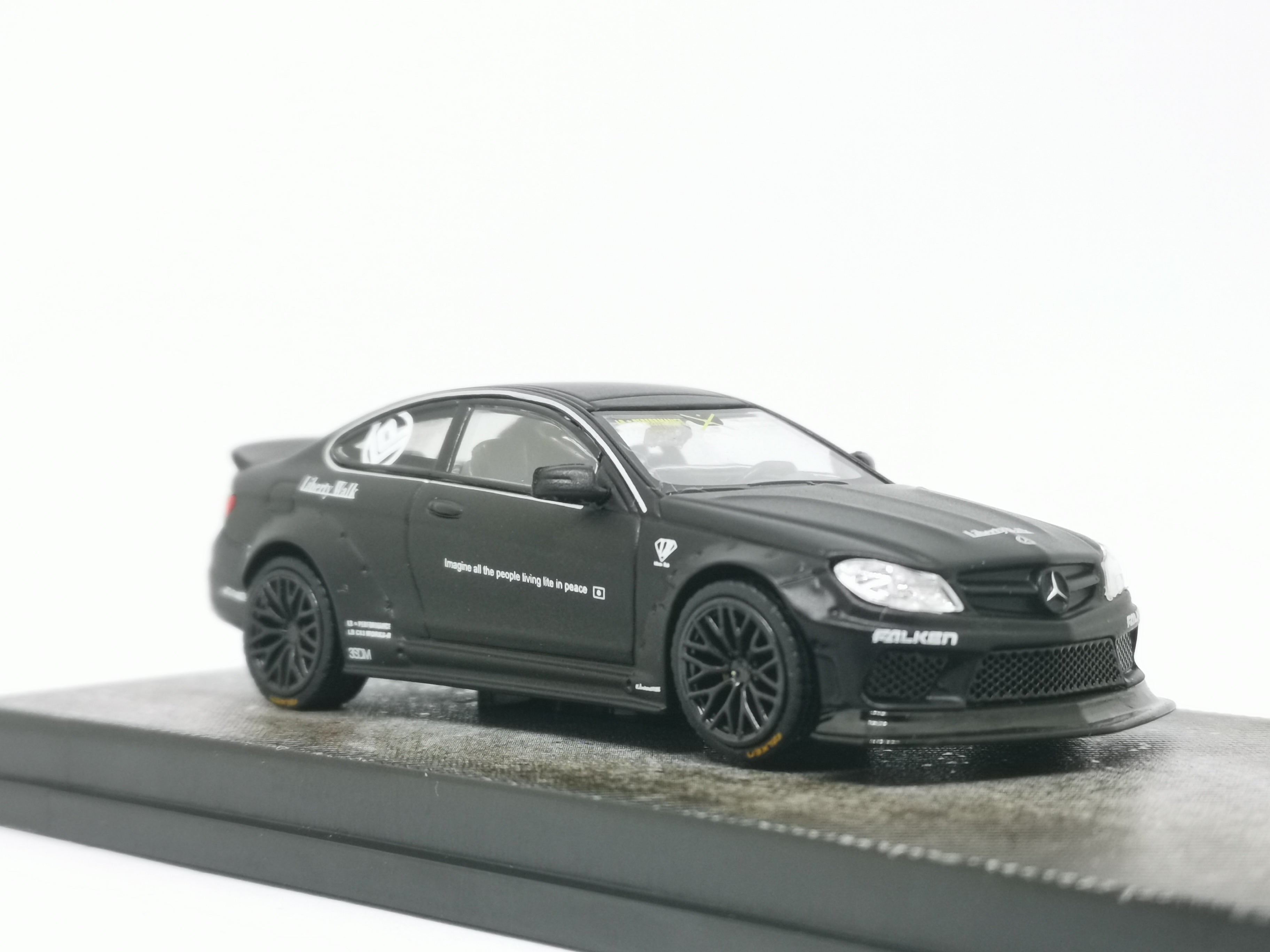 KJ Miniatures 1:64 scale LB Works Mercedes-Benz C63 Coupe Matte