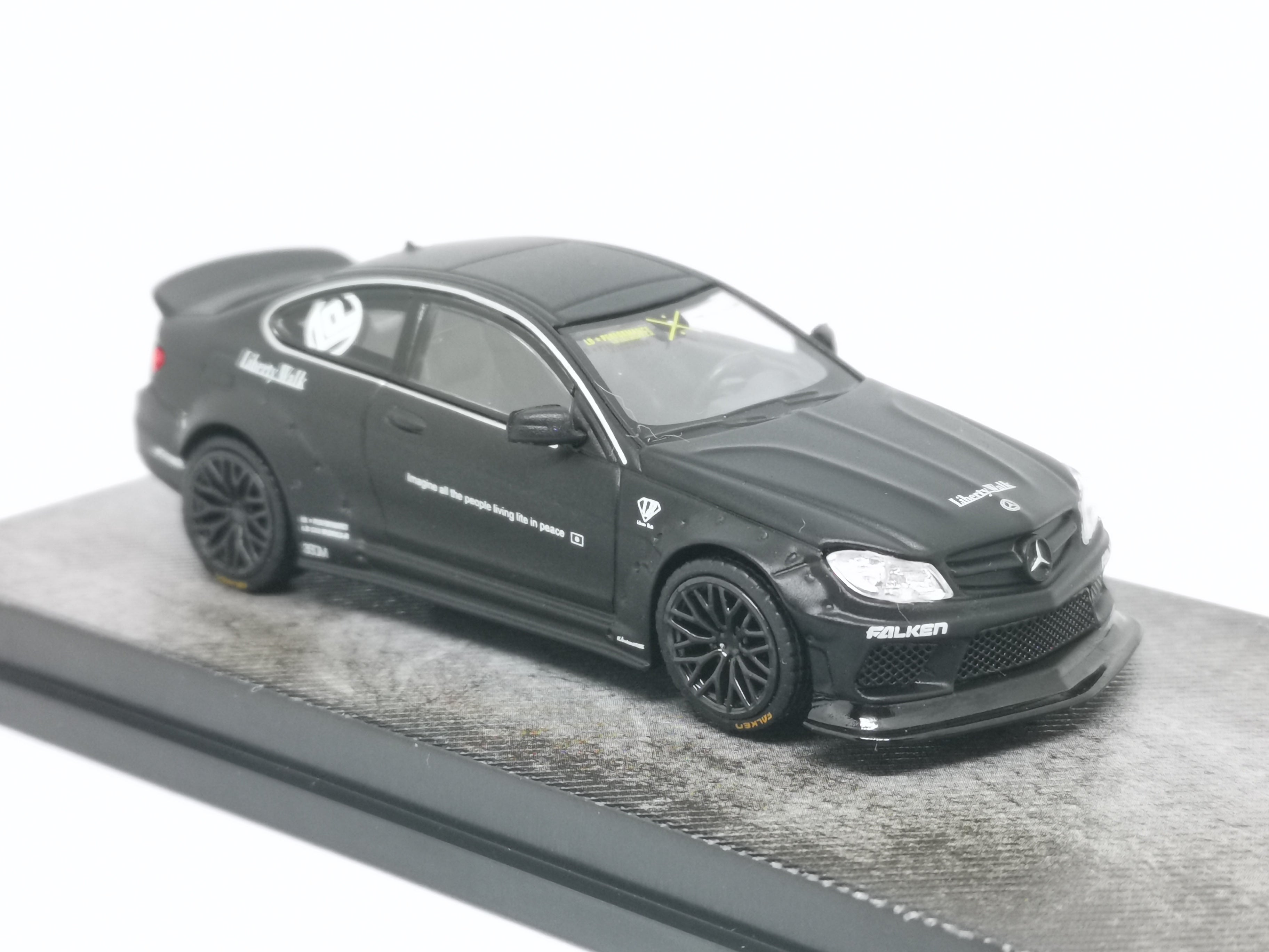 KJ Miniatures 1:64 scale LB Works Mercedes-Benz C63 Coupe Matte