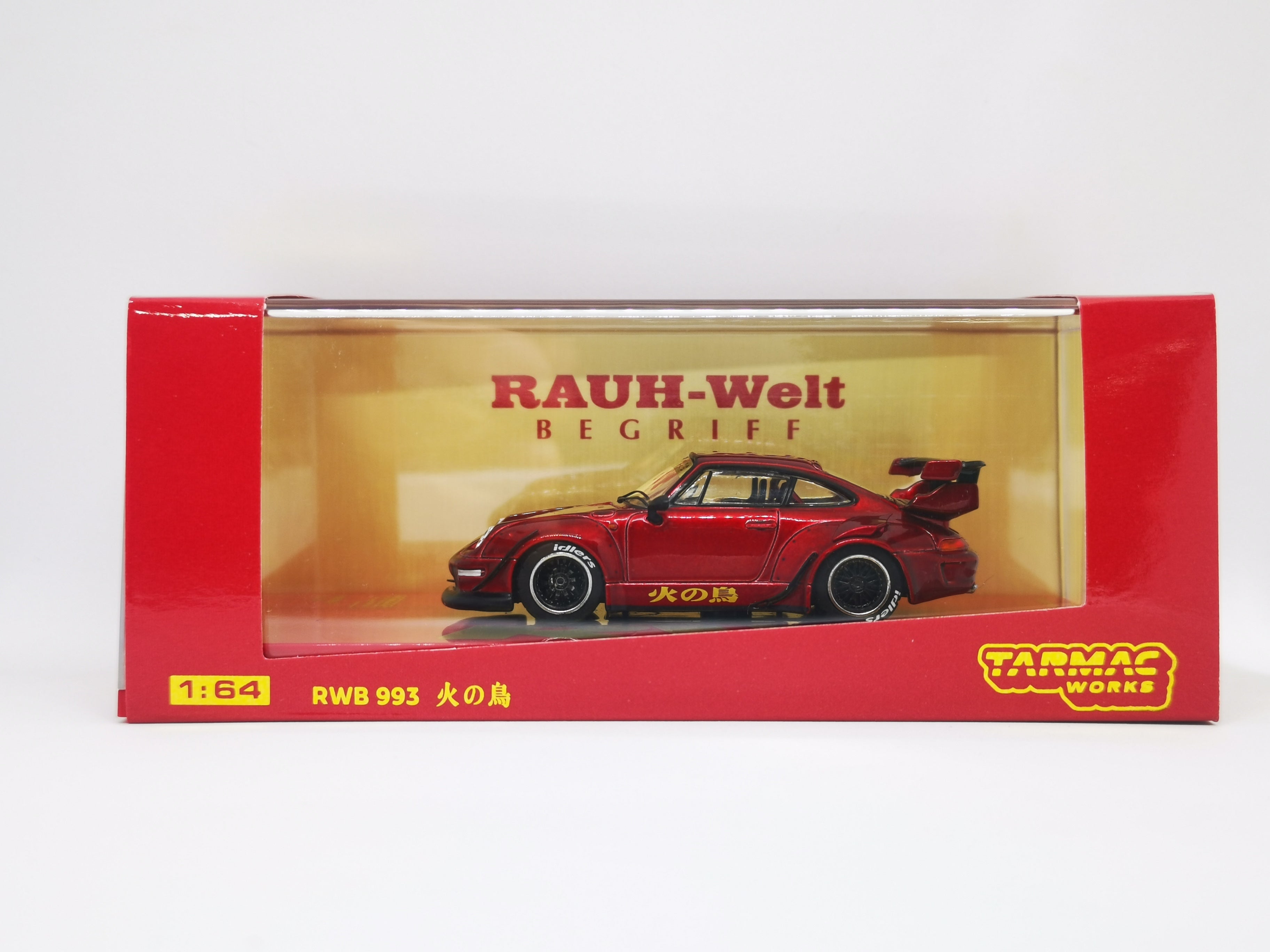 Tarmac Works 1:64 ScalePorsche 993 RWB 火の鳥 Phoenix – Mobile Garage HK