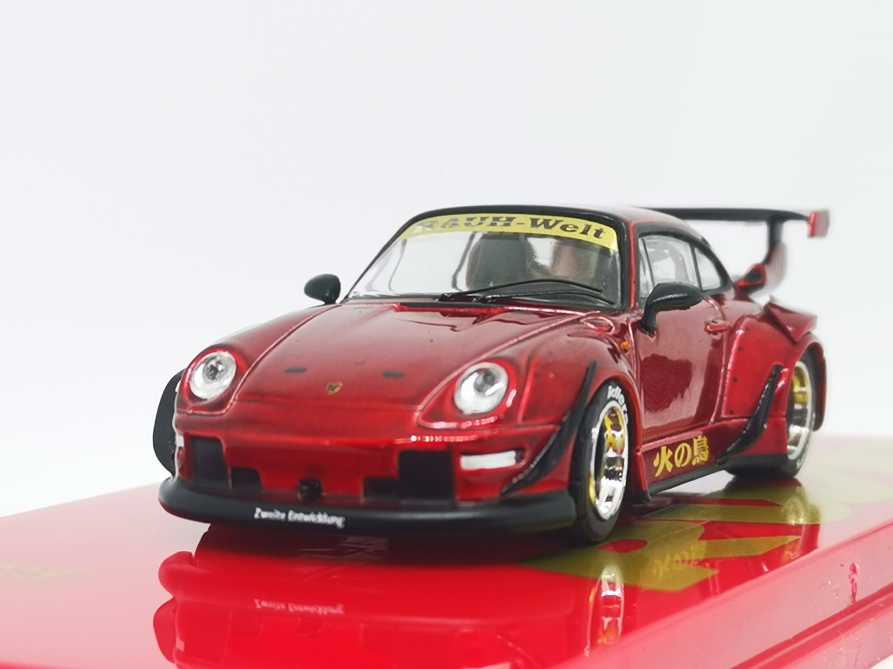 Tarmac Works 1:64 ScalePorsche 993 RWB 火の鳥 Phoenix – Mobile Garage HK