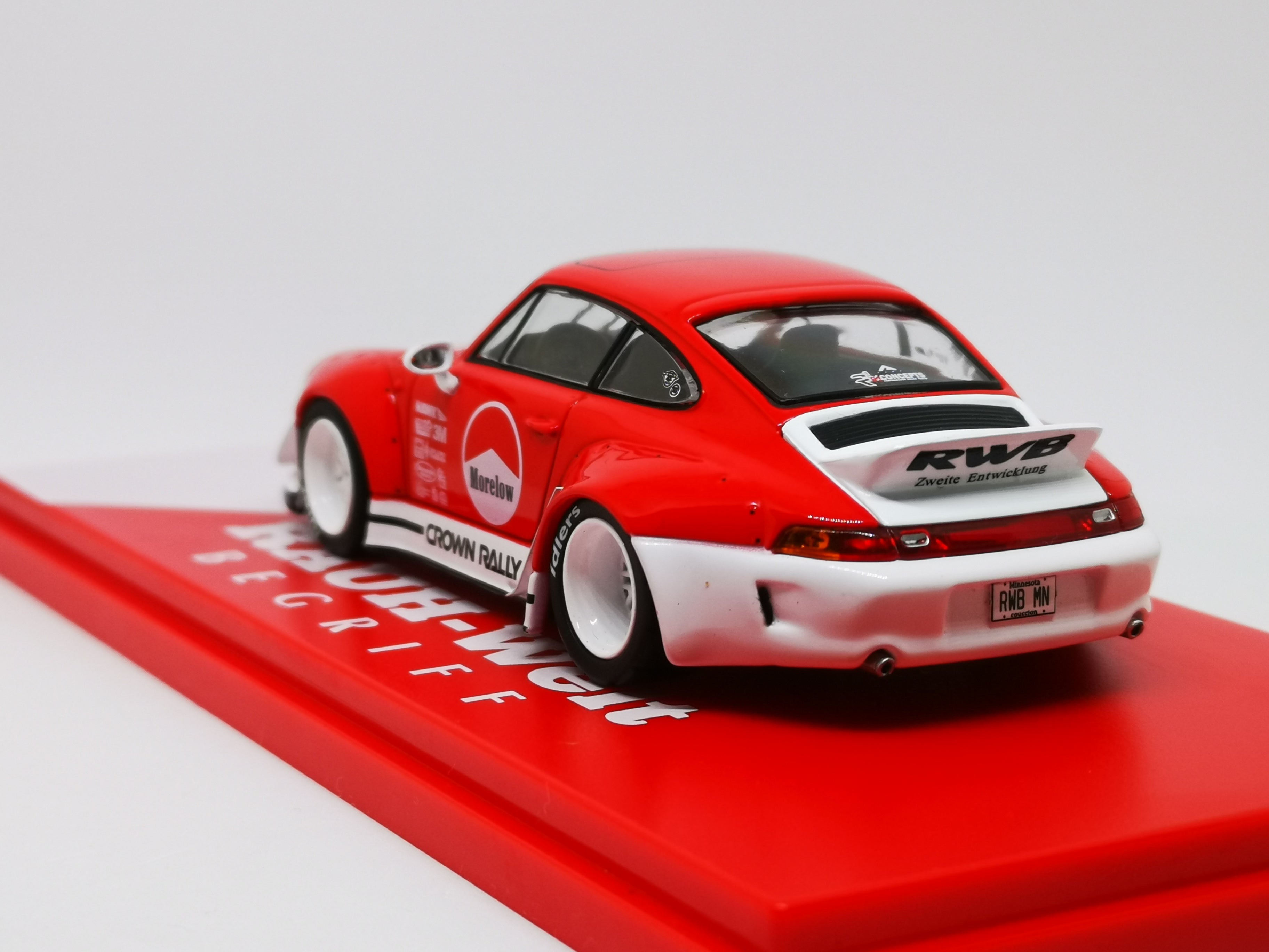 Tarmac Works 1:43 Scale Porsche 993 RWB Morelow – Mobile Garage HK