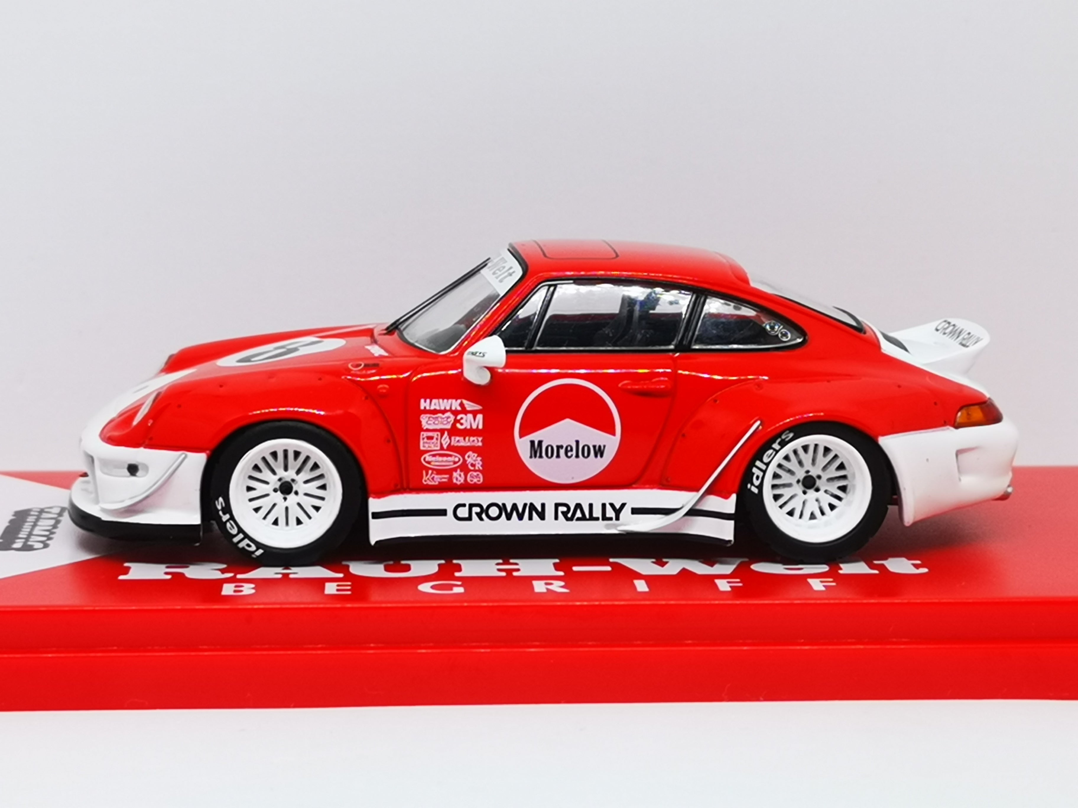 Tarmac Works 1:43 Scale Porsche 993 RWB Morelow – Mobile Garage HK