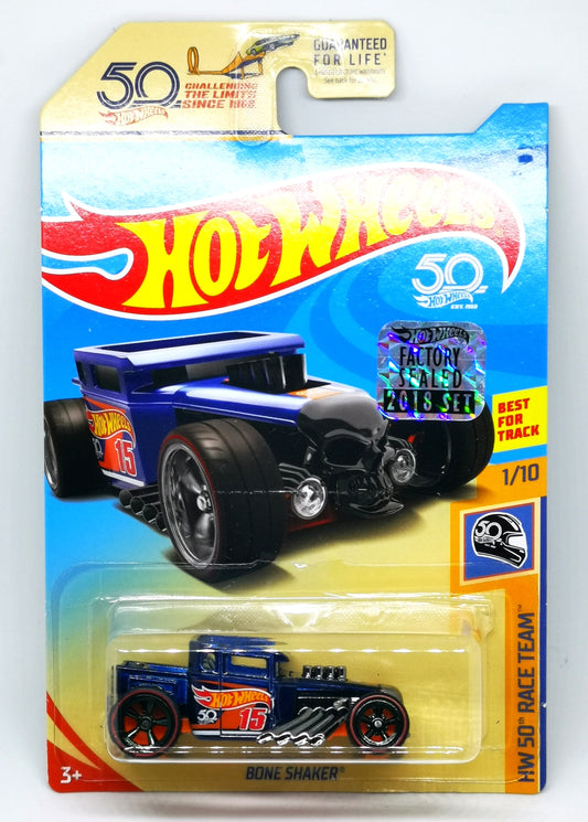 Hot Wheels Super Treasure Hunt Bone Shaker 50th Factory Sealed