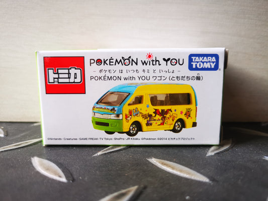 Tomica Pokemon Shop Exclusive Pokemon with you Toyota Hiace