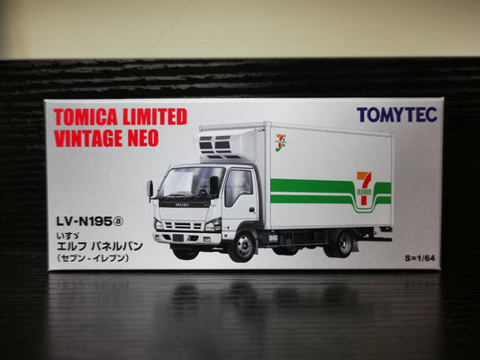 Tomica Limited Vintage Neo LV-N195a Isuzu Elf Panel Van (Seven-Eleven) Takara Tomy