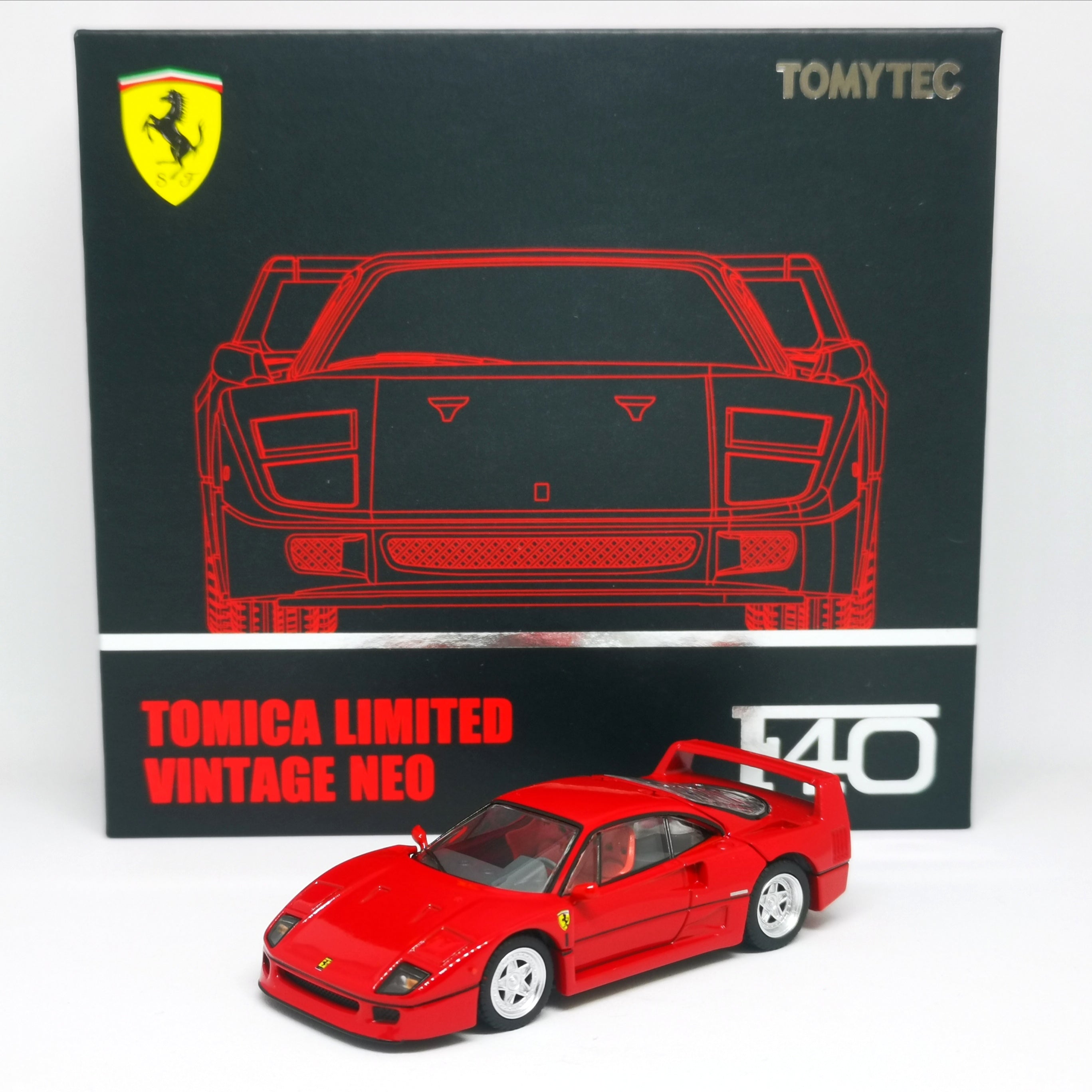 Tomica Limited Vintage Neo Ferrari F40 (Red) – Mobile Garage HK