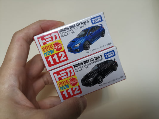 TOMICA #112 Subaru WRX STI Type S set of 2