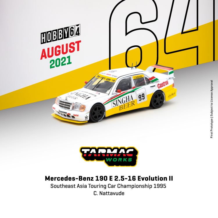 Tarmac Works Mercedes-Benz 190 E 2.5-16 Evo II Singha Beer