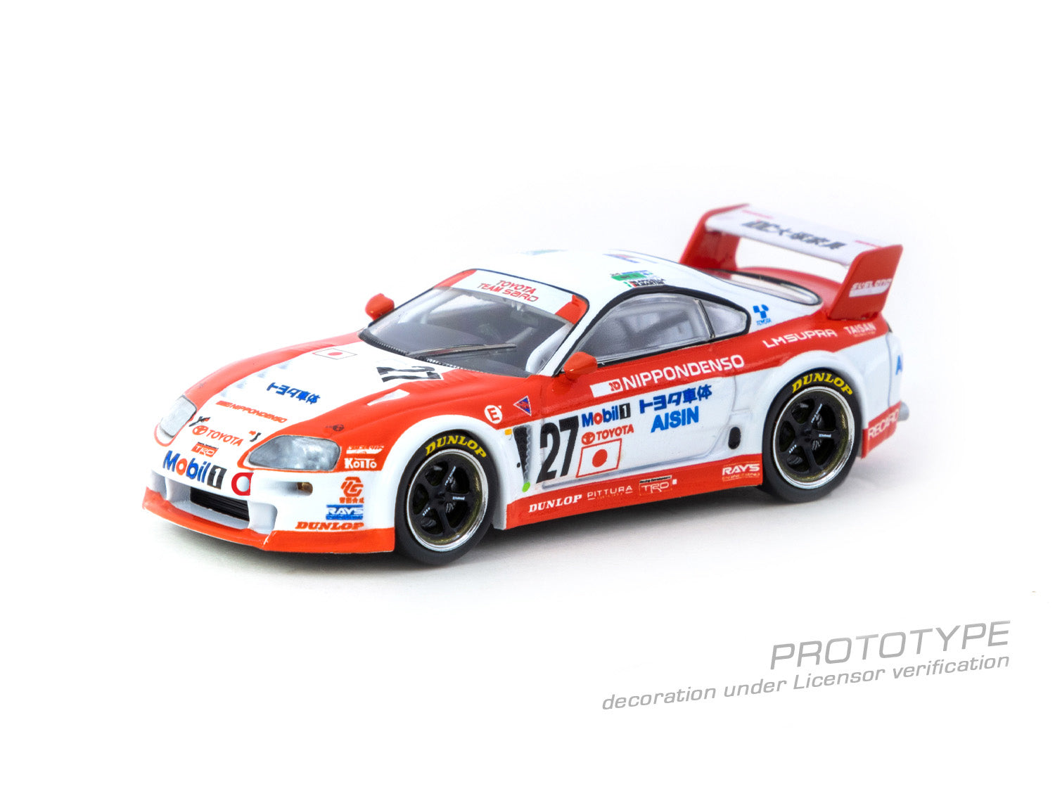 Tarmac Works 1:64 Scale Toyota Supra GT, 24h of Le Mans 1995, J Krosnoff /  M Apicella / M Martini