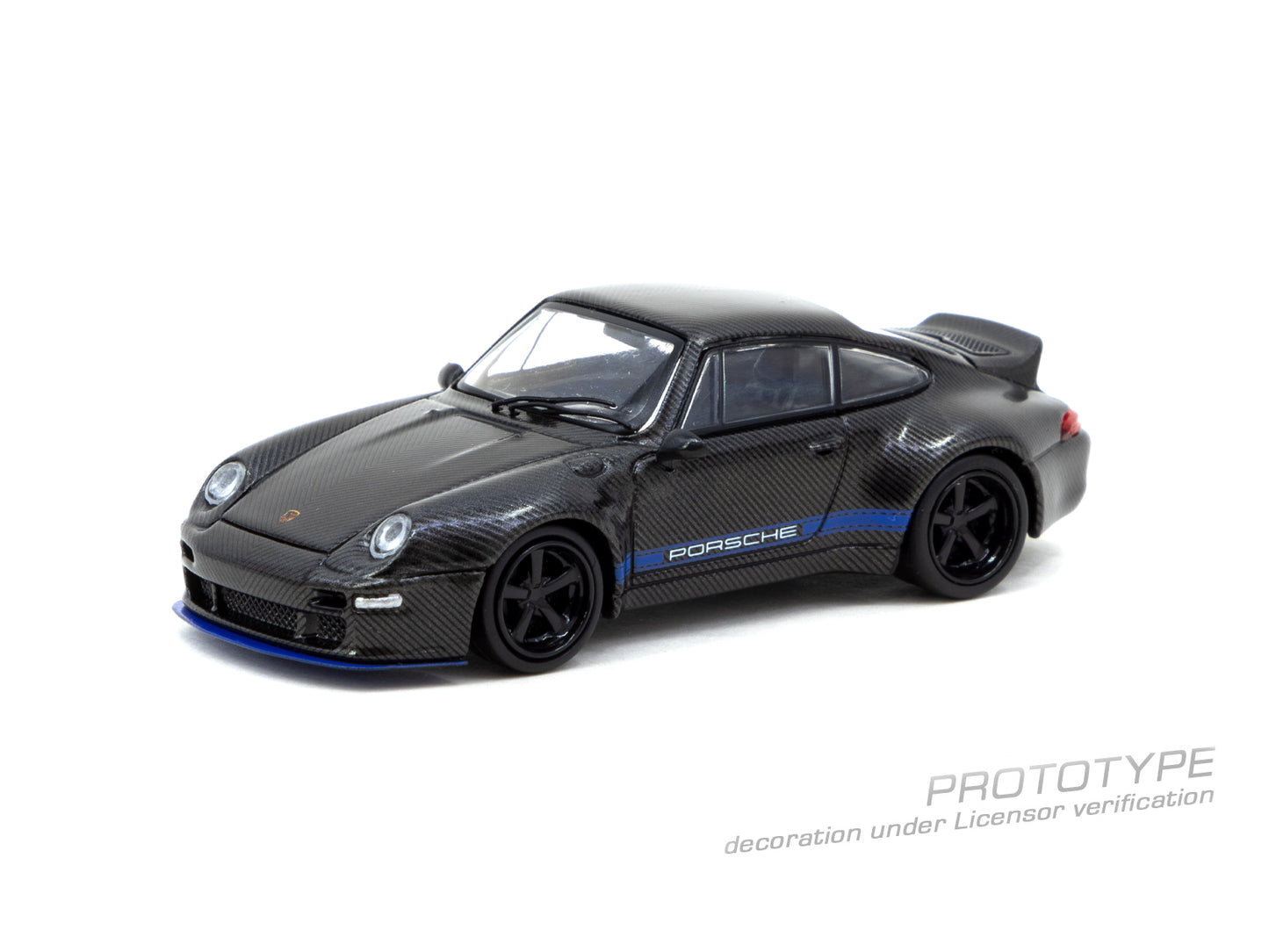 Tarmac Works 1:64 993 Remastered By Gunther Werks Black Carbon Fiber