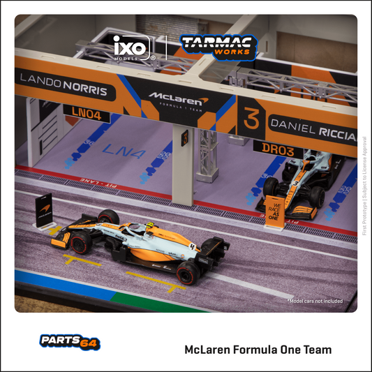 Tarmac Works 1:64 Scale McLaren MCL35M 
Abu Dhabi Grand Prix 2021 Decal included