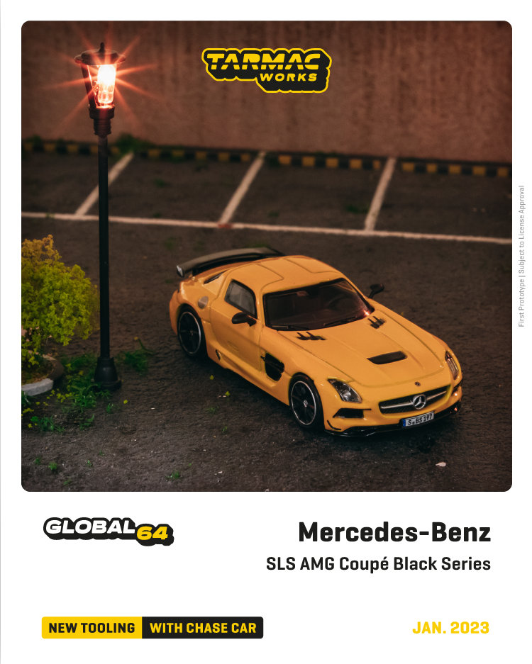 Tarmac works Mercedes-Benz SLS AMG Coupé Black Series Yellow Metallic