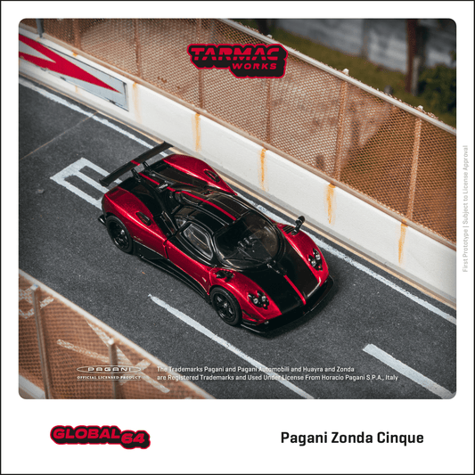 Tarmac Works Pagani Zonda Cinque Rosso Dubai