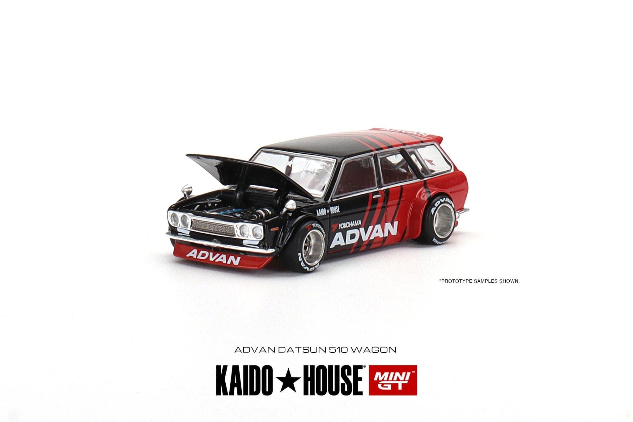 Mini GT x Kaido House 1:64 Datsun 510 Pro Street / Wagon Advan Normal Ver.  / Chase Ver.