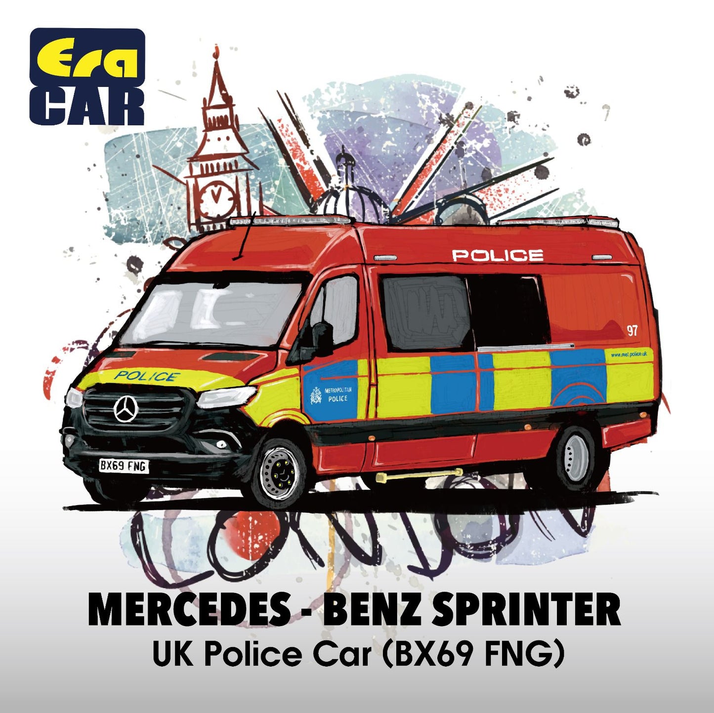 Era Car #52 Mercedes-Benz Sprinter UK Police Car (BX19 GXG)